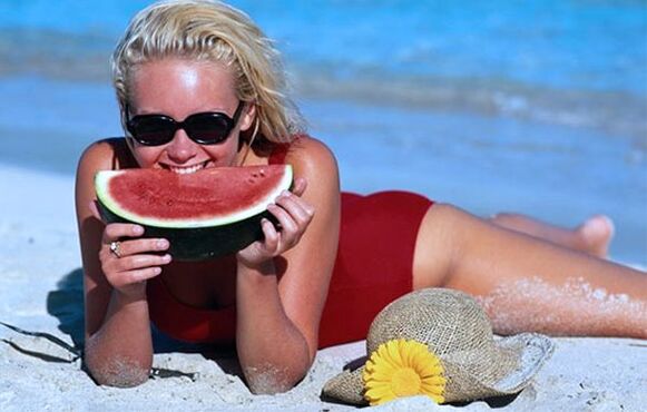 Diéta s vodným melónom sa najlepšie pozoruje v horúcom lete